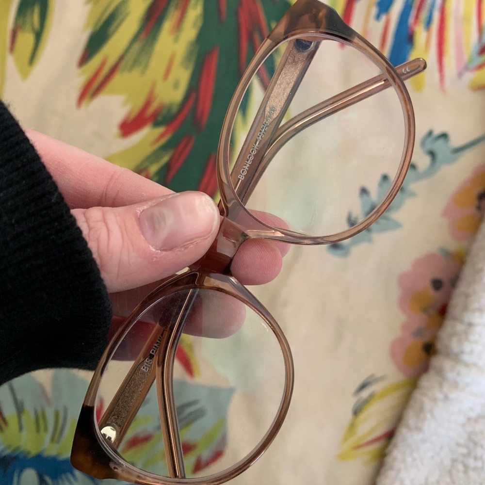 Bonlook Pink/Tan Non-prescription Glasses